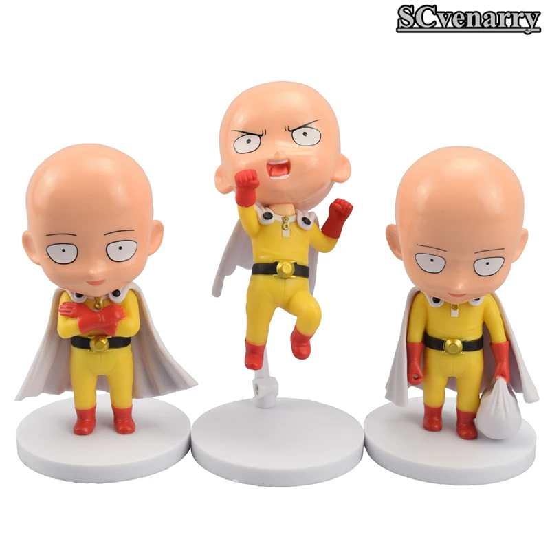 

3pcs/set One Punch Man Anime PVC Action Figure Model Collectible Toy A32
