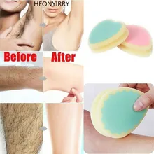 Новая волшебная безболезненная губка для депиляции, Подушечка для удаления волос на теле, эффективный эпилятор, губка для стрижки волос