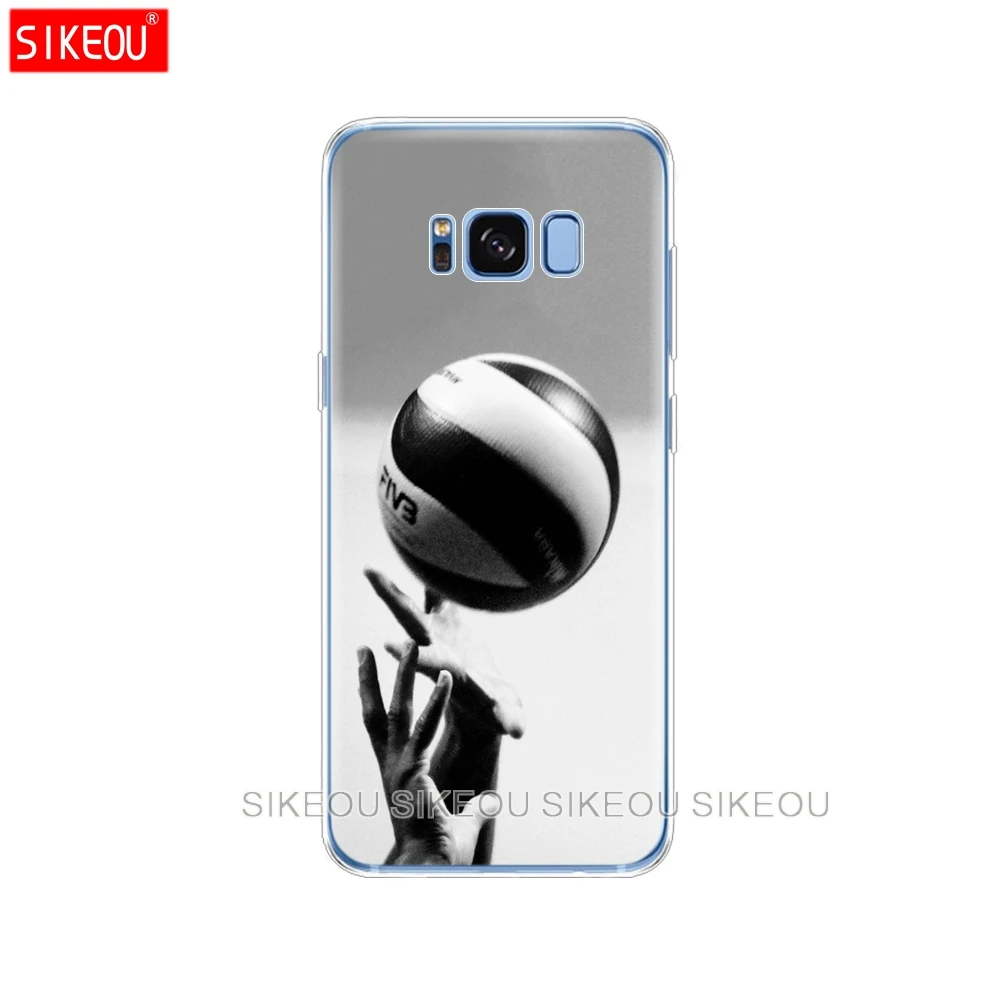 Силиконовый чехол для телефона Samsung Galaxy S9 S8 S7 S6 edge S5 S4 S3 PLUS волейбол спорт|Бамперы| |