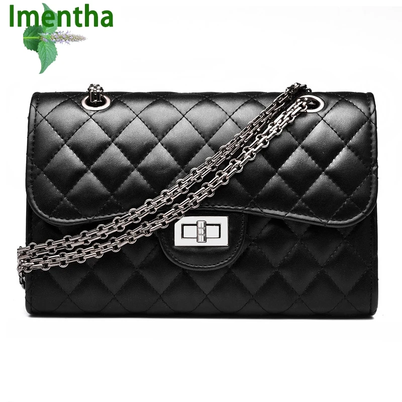 

Brand new 2016 Women Shoulder Bags small chain Designer Handbags For Women Black PU Leather Bags Ladies Messenger Bags Bolso