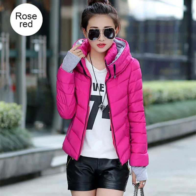 ZOGAA 2019 New Parkas Basic Jackets Female Women Winter Plus size Hooded Coats Cotton Winter Jackets Womens Outwear Coat