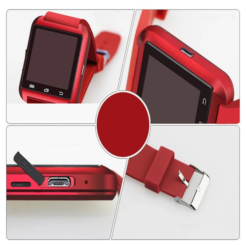Bluetooth Смарт часы для мужчин и женщин U8 iPhone IOS Android смарт телефон одежда спортивные