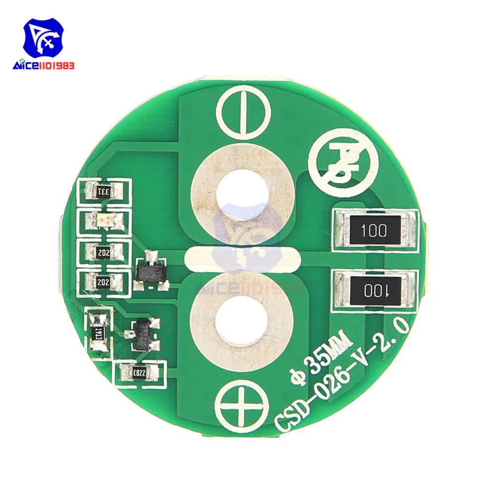

2.7V 500F Super Farad Capacitor Dia. 3.5mm Balance Board Super Capacitor Protection Board