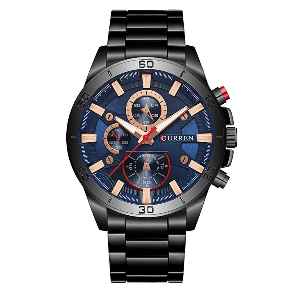 

2018 LUXURY Curren Brand Quartz gold Watches Deluxe Men leather watches women Wristwatches Gifts men wristwatches 8275