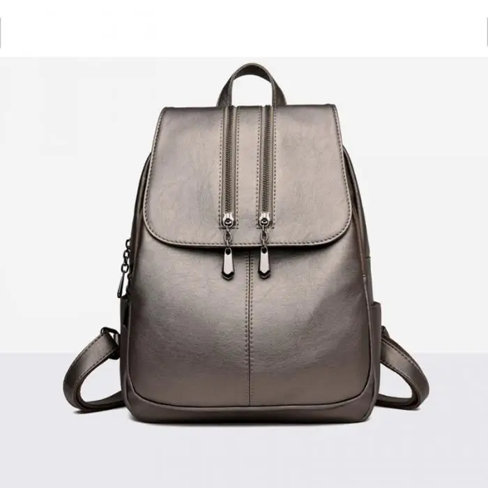 Ноутбук женский кожаный рюкзак роскошный рюкзак женский модный ранец школьная сумка PU MSJ99