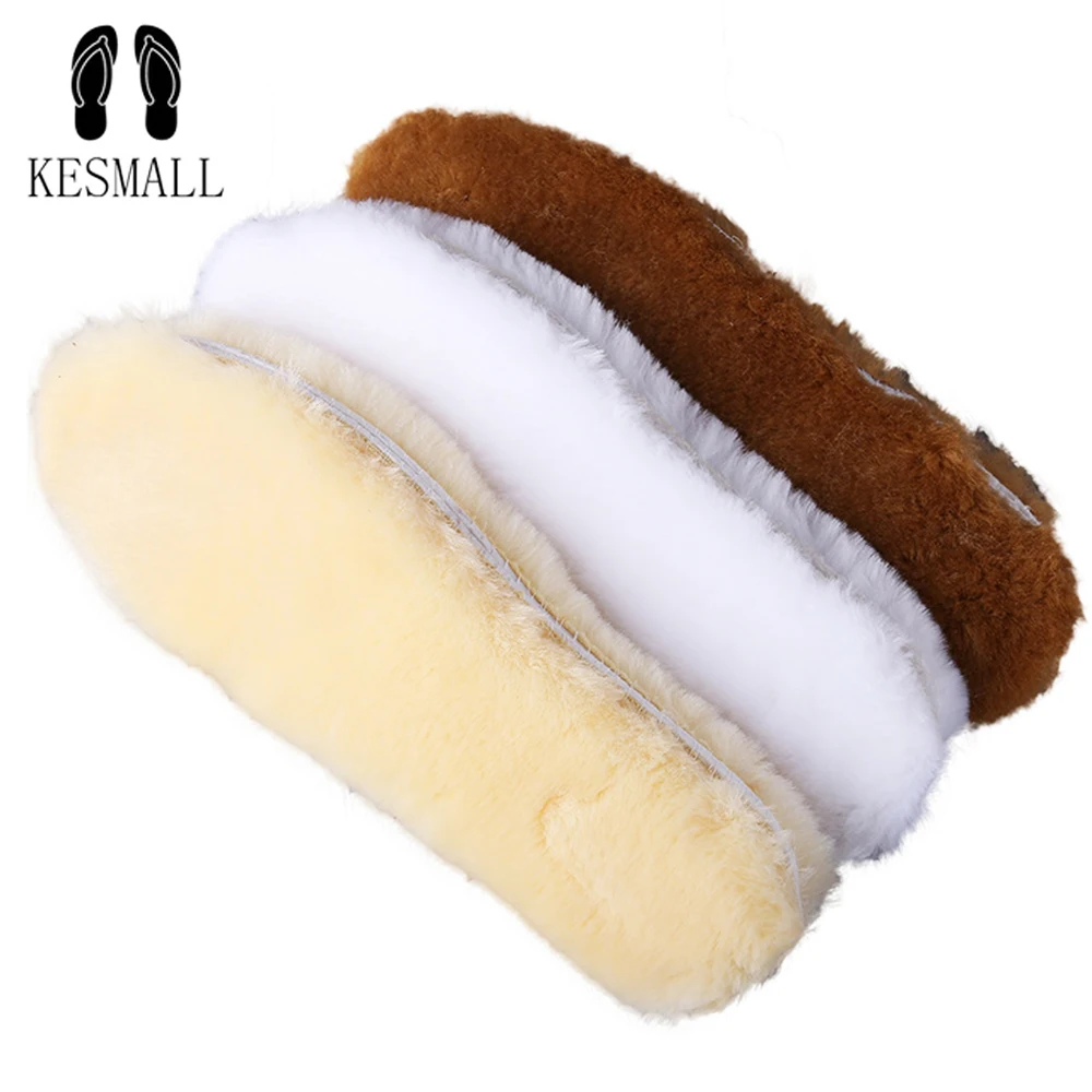 

KESMALL Unisex Winter Warm Insole Artificial Cashmere Thermal Shearling Snow Boots Shoes Pads Artificial Wool Adult Insole WS492