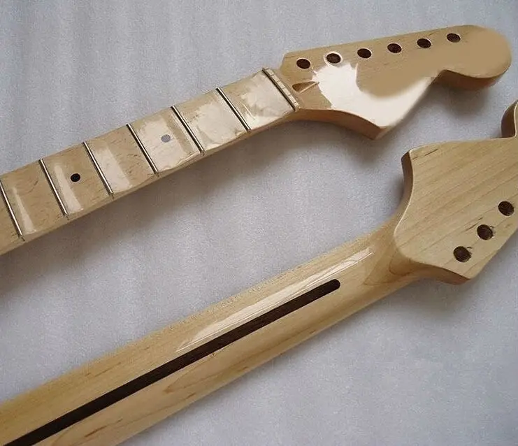 Top quality 22 Fret inlay dots concave fingerboard Electric Guitar Neck