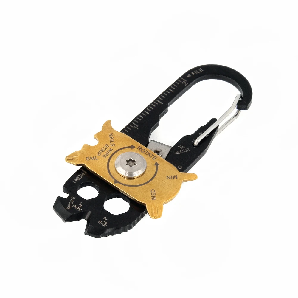 

20 In 1 Pocket Multi Tool Gadget Portable EDC Portable Mini Utility FIXR Keychain Outdoor Camping Key Ring