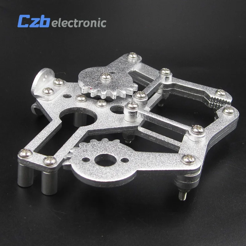 ROT3U 6DOF Aluminium Robot Arm Mechanical Robotic Clamp Claw Silver