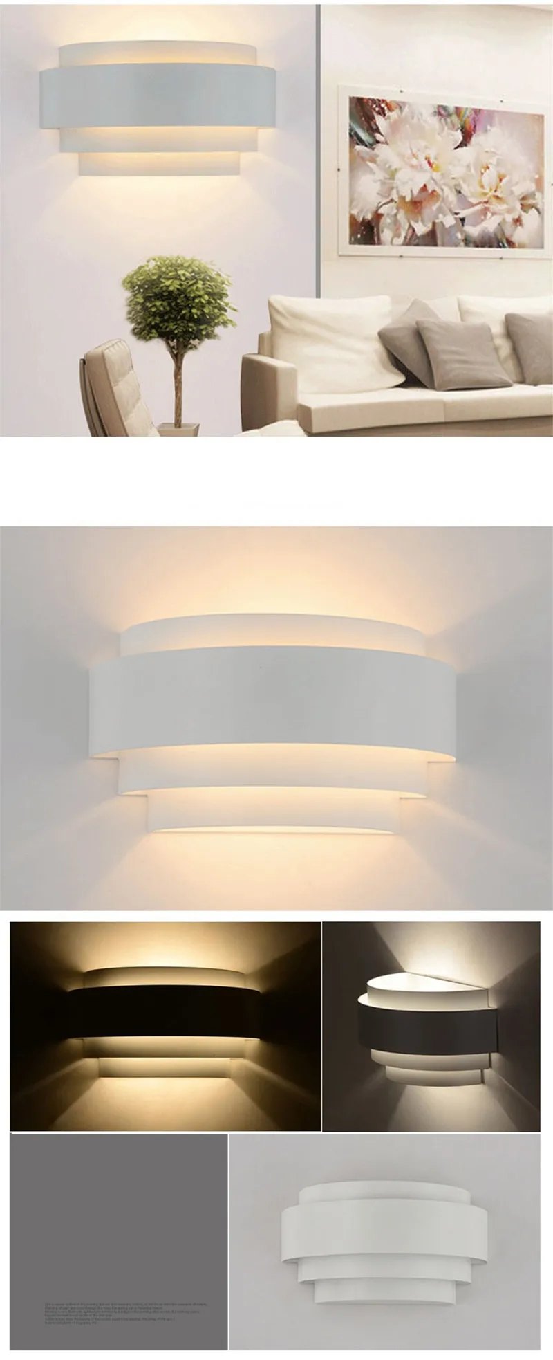 Gylbabb 5W светодиодный настенный светильник для спальни гостиной