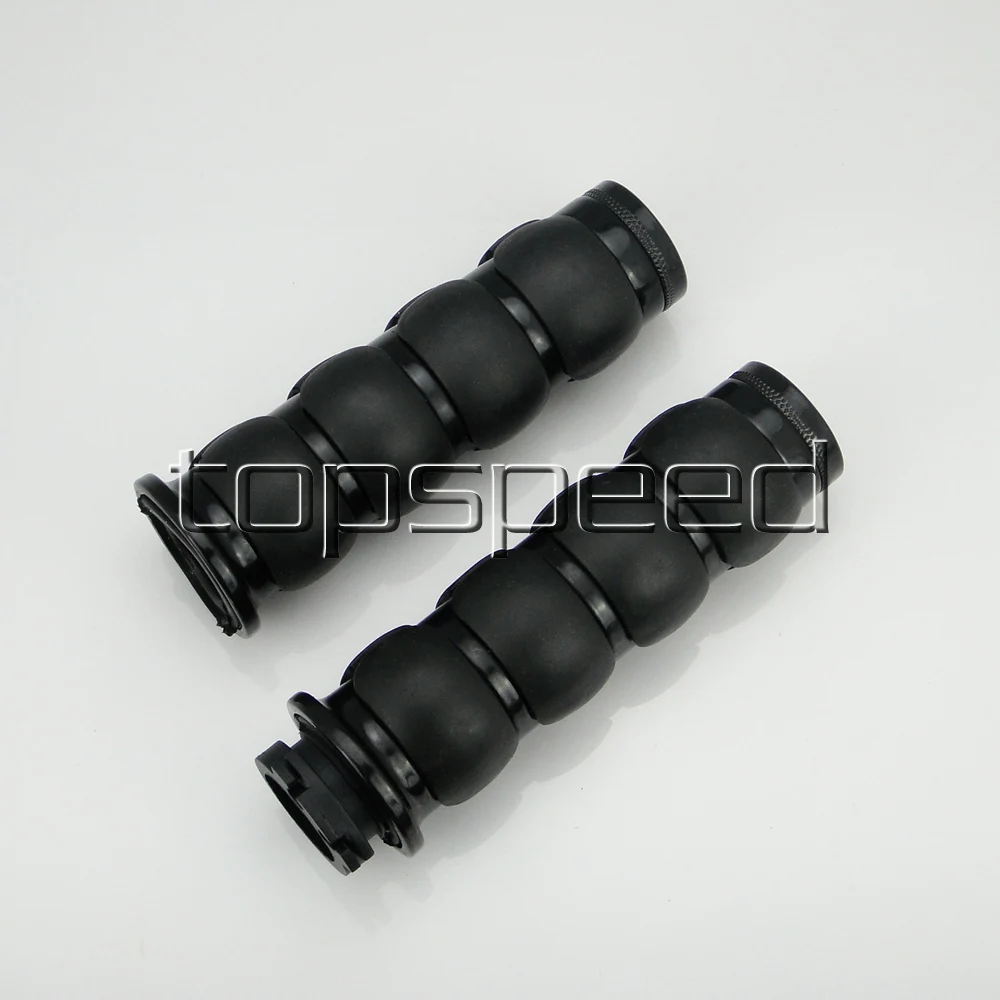 Черные ручки для руля мотоцикла 1 дюйм Harley Dyna Softail Electra Street Road Glide King Fat Boy Bad Boy|grips for