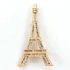 WEIMANJINGDIAN Brand Factory Direct Sale Crystal Rhinestones Eiffel Tower Brooch Fashion Costume Jewelry ► Photo 1/6