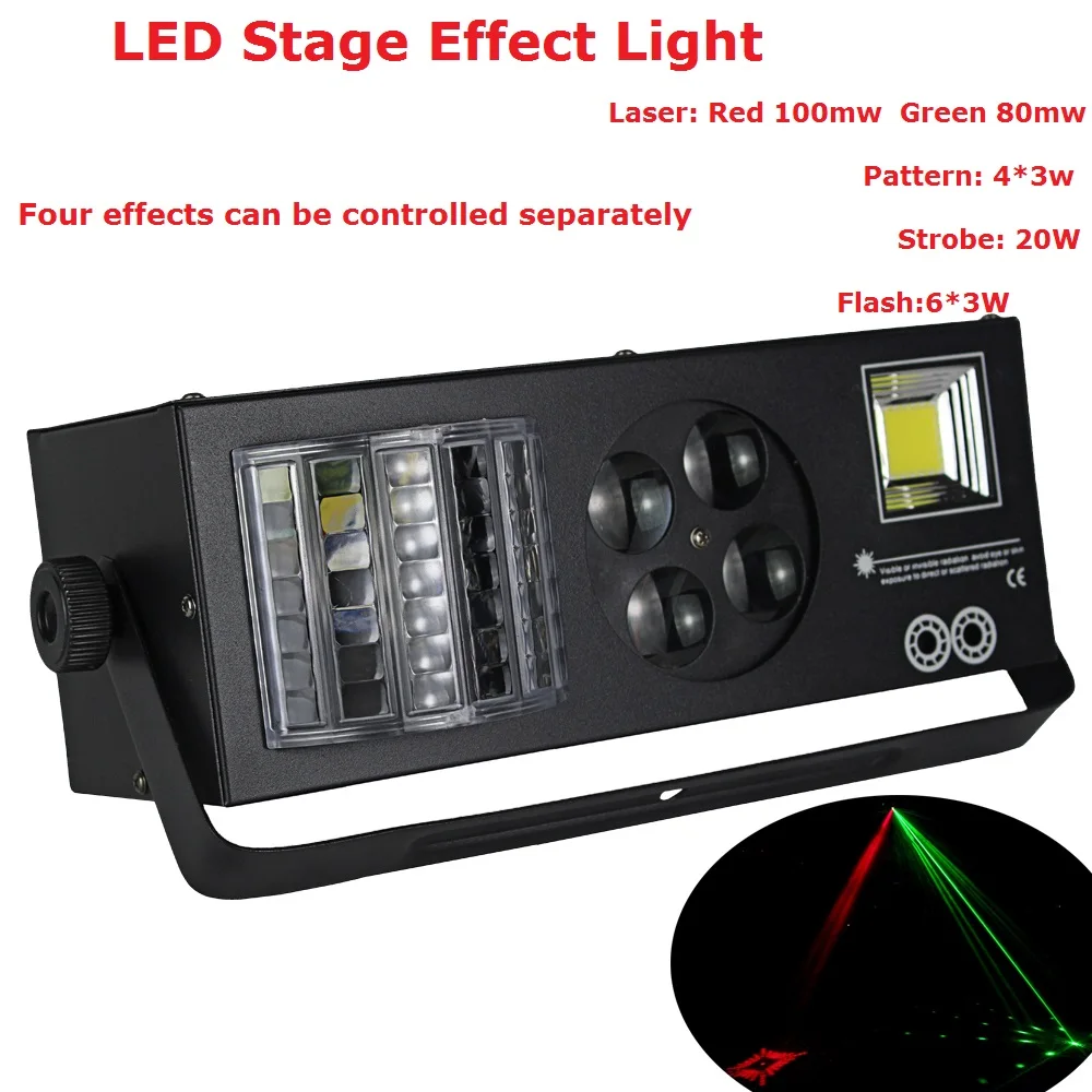 

2017 Newest DJ Disco Party Wedding Stage Effect Lights High Quality 4X3W Spot Stage Effect Lighting With 9 DMX Channel