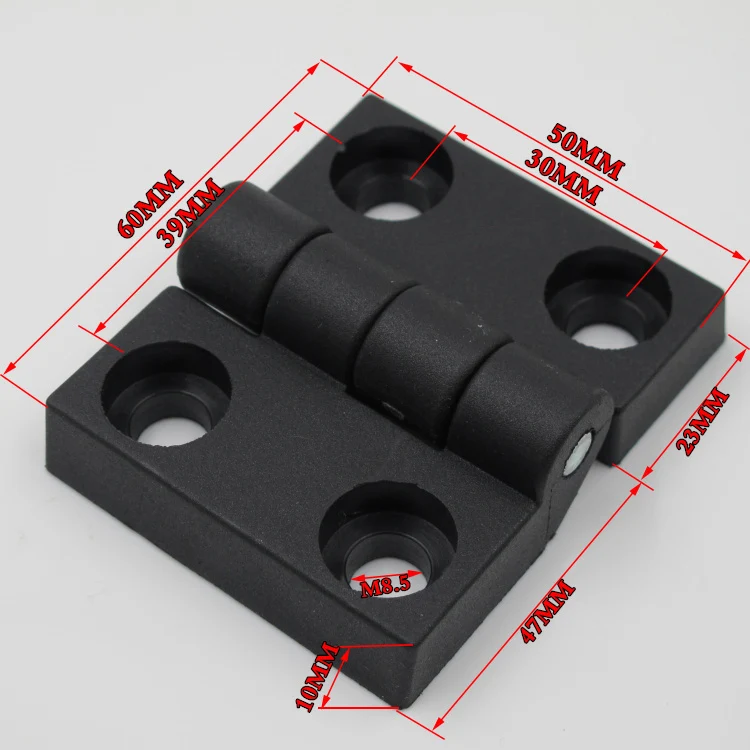 

10pcs/packs 50*60*M8.5 ABS nylon plastic hinge profile or door window connector