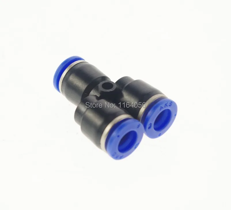 10pcs Pneumatic Push in Fitting Equal Y Connectors 10mm | Обустройство дома