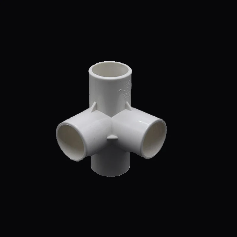 

50mm PVC Four Way Joint Garden Irrigation Watering Tube Adapter Pipe Fittings