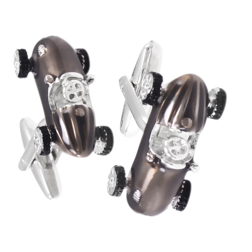 1 Pair Vintage Car Design Cufflinks for Mens Shirt Business Wedding Party Festival Jewelry