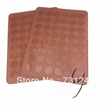 Специальный большой силиконовый коврик MARCARON для макарон, высокое качество, Пищевая силиконовая накладка