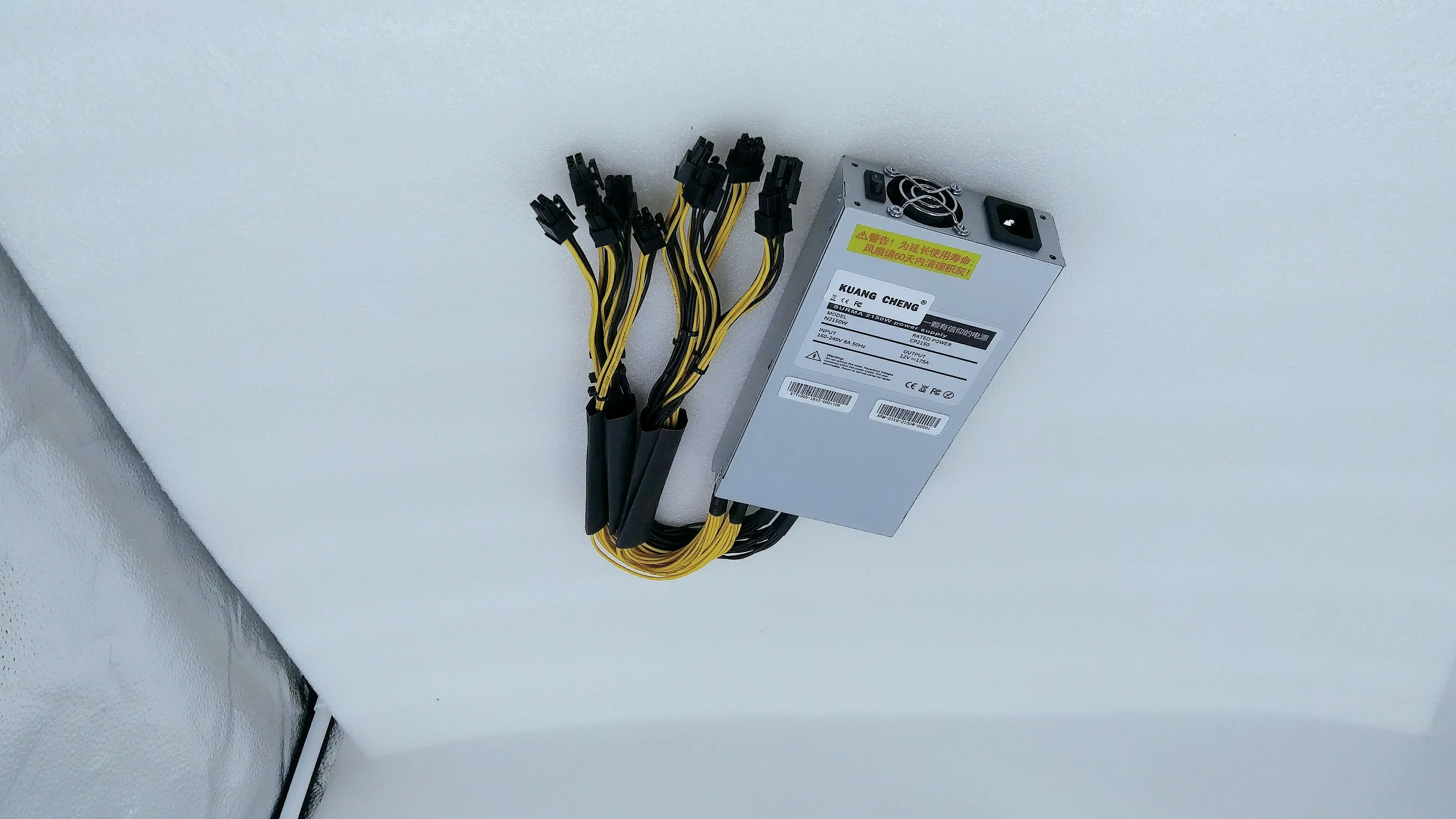 ASIC Майнер BTC Майнер ZEC BTC LTC DASH Майнер PSU 2150w поставка для Antminer S7 S9k s9 se L3+ B7 Ebit E9i E9+ z9 Z11 Z1PRO
