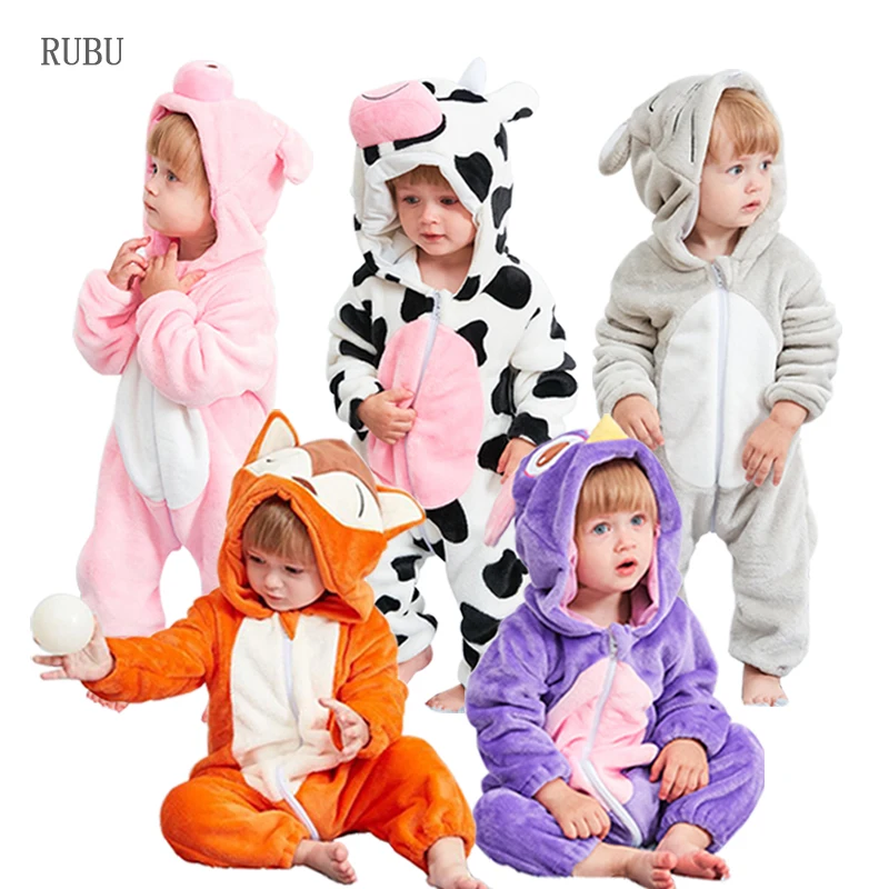 Bebé mameluco bebé niños niñas mono recién nacido Bebe ropa de niño pijamas de invierno ropa de bebé Panda mameluco bebé trajes
