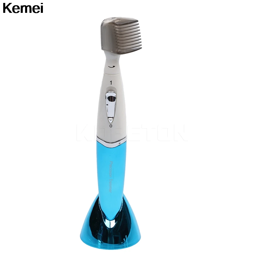 Kemei Eyebrow Trimmer Electric Titanium Blade Wet Dry Shaver Body Hair