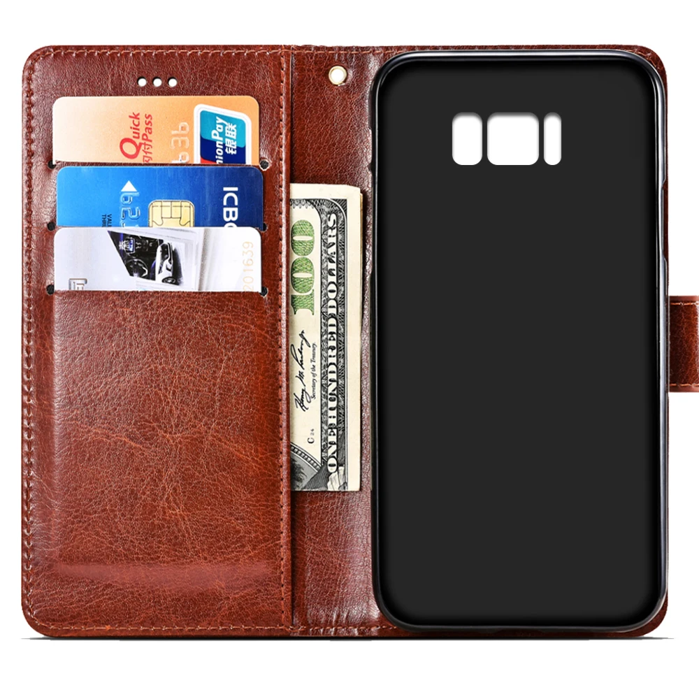 Leather case For Samsung Galaxy S8 Plus Flip cover housing For Samsung