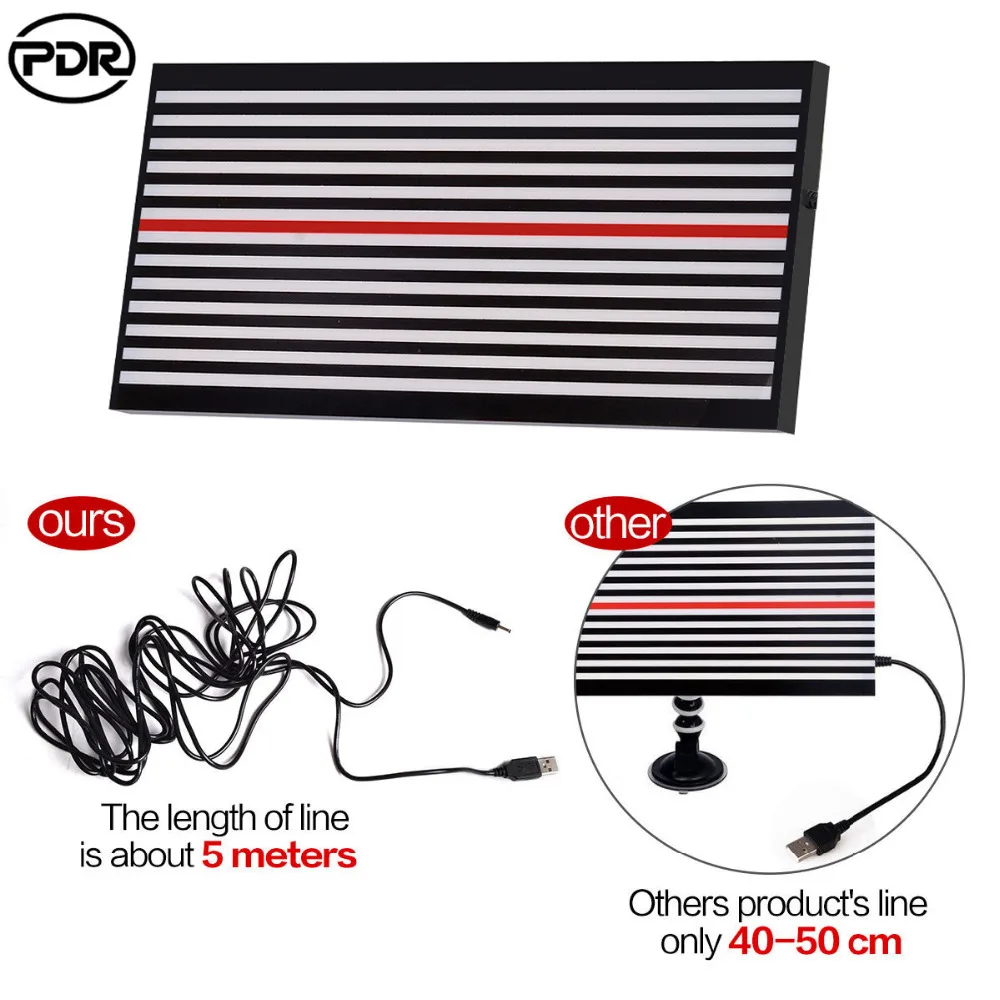 PDR Tools Dent Repair Tools Removal Led font b Lamp b font Reflector Light Line Board