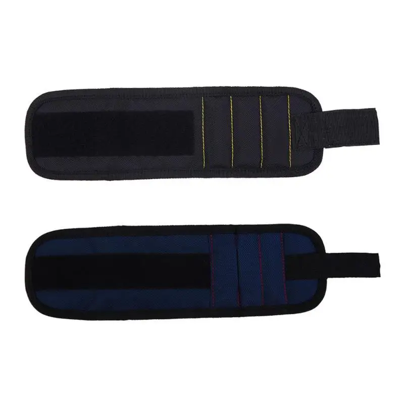 Мощные магнитные браслет практичные повязку запястье 2 магниты инструмент поясная сумка для винтов, ножницы, пинцет и другие инструменты