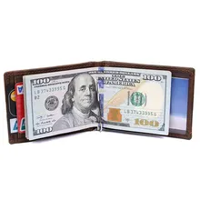 LOVMAXI Genine кожа короткие кошельки карты бумажник доллар короткие клипы RFID Зажимы для денег Мини кошельки