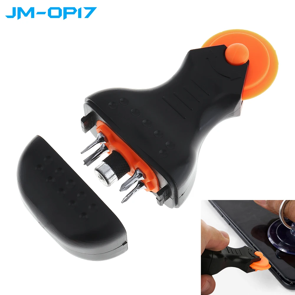Beste JAKEMY JM OP17 Mini multifunctionele 9 in 1 Tool Rolling Opener amp; Schroevendraaier Set voor iPhone Telefoon Repareren