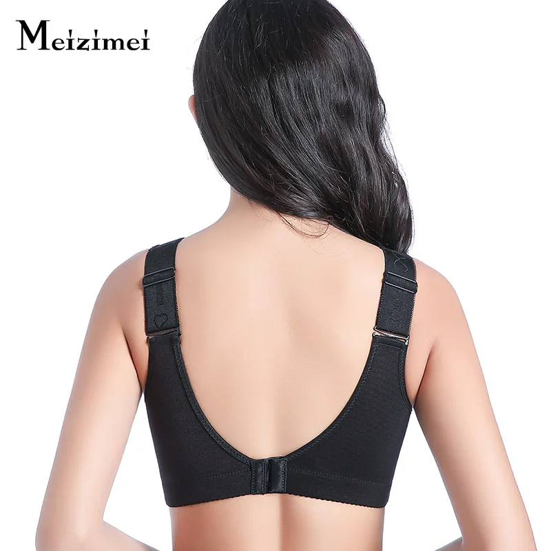 Meizimei women sexY bh wireless push up lace bra autumn mid-thick brassiere full cup female bralette crop top PLUS SIZE BRAS 120 Meizimei women sexY bh wireless push up lace bra autumn mid-thick brassiere full cup female bralette crop top PLUS SIZE BRAS 120