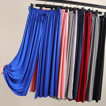 

Women Wide Leg Pants 2020 New Arrival Spring And Autumn Thin Loose Female Ankle-Length Pants Teenager Girls Korean Style N12