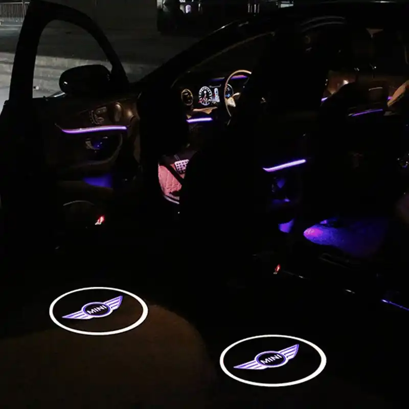 Detail Feedback Questions About 2x Led Car Door Light Logo Welcome