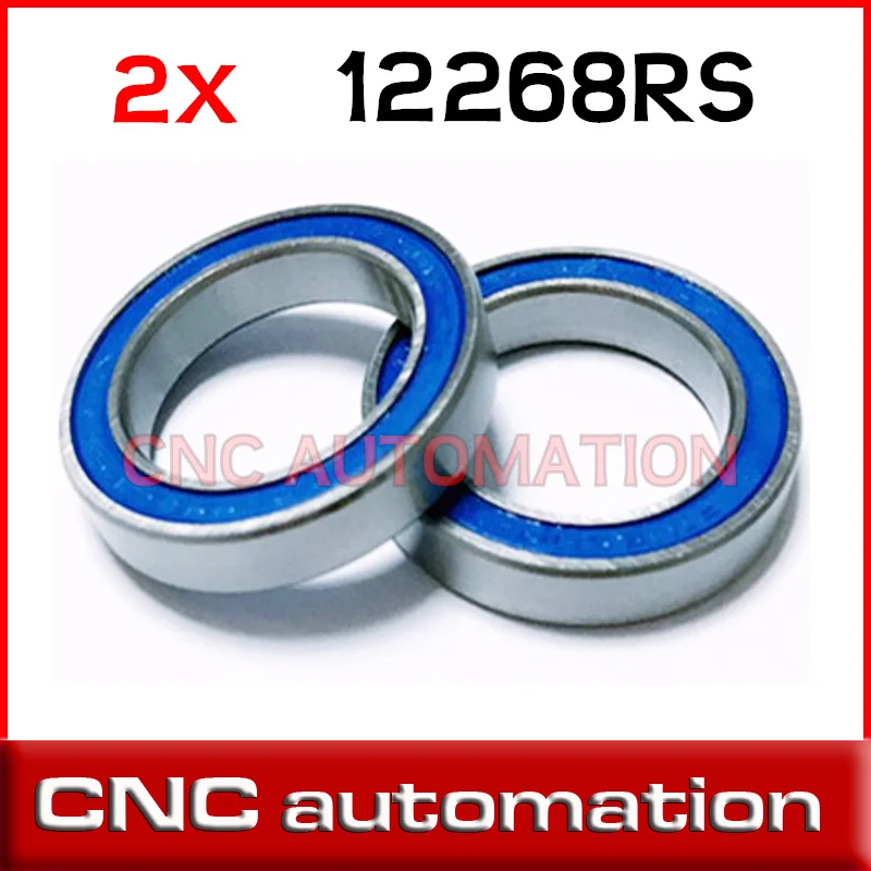 

2pcs 6000/12 2RS Non-standard 12268 Ball Bearings 12*26*8 mm ABEC-1 Bearing