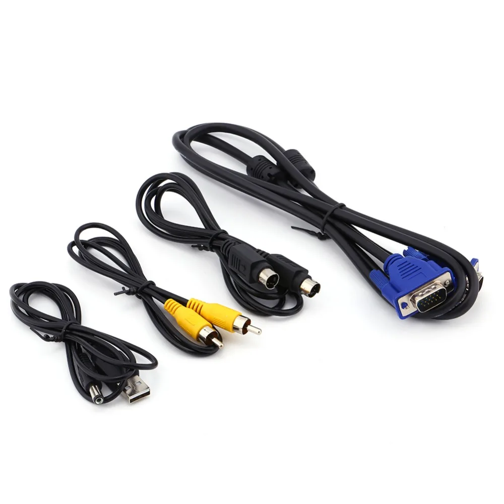 Купить универсальный разъем VGA к тв AV и адаптер компьютер ноутбук пк ...
