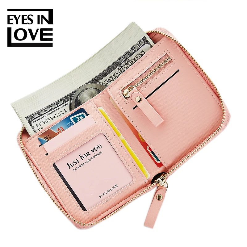 Модные дизайнерские женские кошельки EYES IN LOVE 2018 маленький женский кошелек из