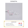 INZATT Punk minimaliste géométrique spirale creux rond boucles d'oreilles mode hommes et femmes réel 925 en argent Sterling Fine bijoux ► Photo 2/5