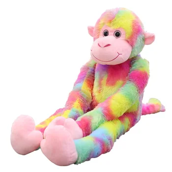 

Colorful 80cm Lovely Monkey Plush Toy Soft Long-armed Monkey Stuffed Cartoon Animal Doll Appease Toys Kids Baby Children Gifts