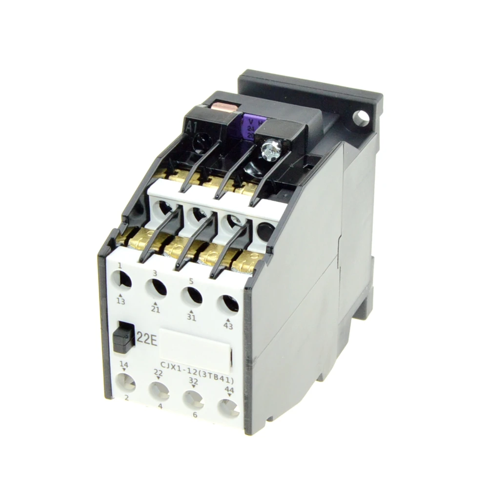 

AC Contactor Relay 12A 3 Pole 2NO 2NC 220V 24V 380V 110V Coil Volt 50Hz Motor Magnetic Starter Contactors 35mm Din Rail Mount