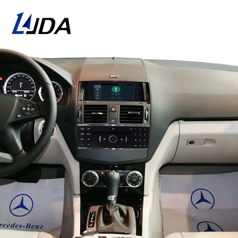 LJDA 1 Din Android 10,0 автомобильный dvd-плеер для Mercedes Benz C200 C180 W204 2007-2010 wifi автомобильный мультимедийный плеер gps Navi Автомагнитола