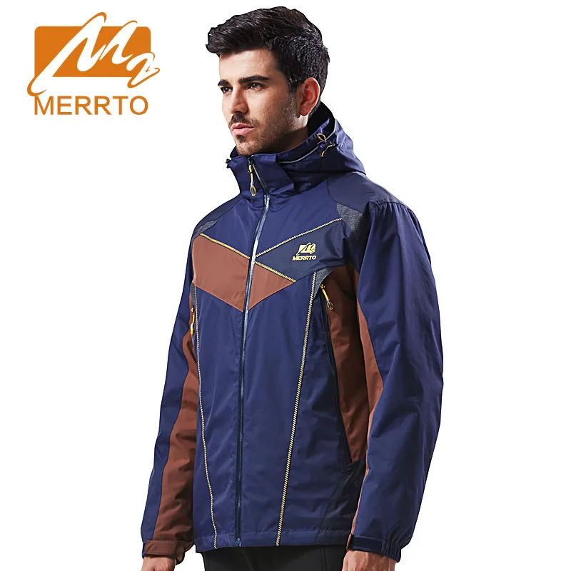 

MERRTO Waterproof Windproof Warm Winter Jacket Men Three In One Two Sets Four Seasons Outdoor Mountaineering Jacket