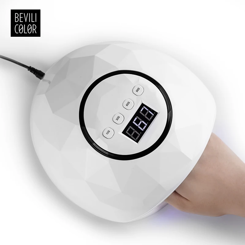 

72W LED UV White Nail Lamp Sun Drying Nail Polish Lamp Curing All Gels European and American wire gauge with Free shipping