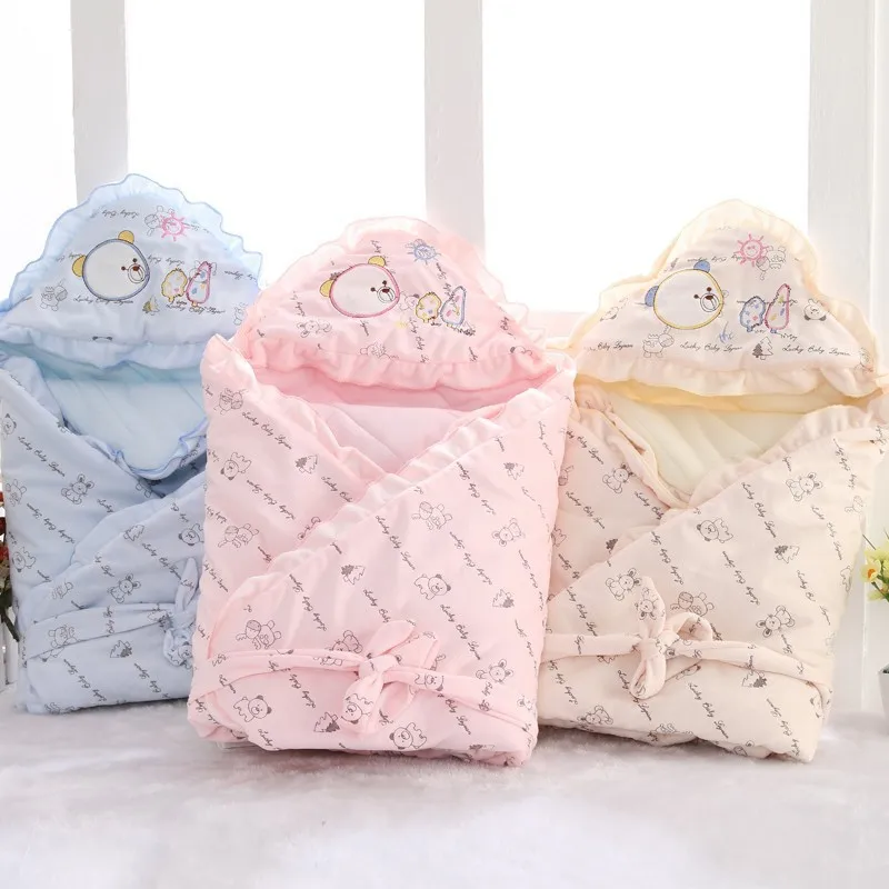 Baby Autumn And Winter Bedding Floral Baby Blankets Newborn Swaddling