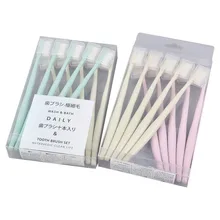 Зубная щетка 10 шт./компл. мягкая щетина маленькая головка многоцветная зубная щетка дорожная Экологичная фруктовая уход за зубами профессиональная May28