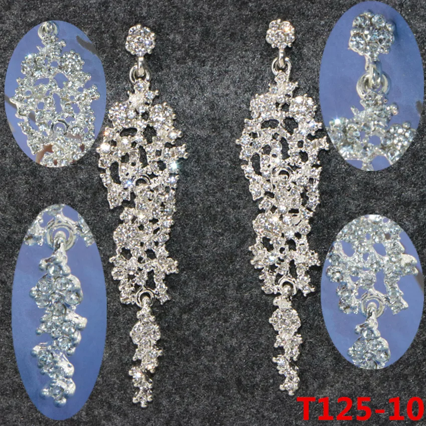 2 Gift from mother of Austria diamond stud earrings, classic retro Girl Birthday Gift (11)