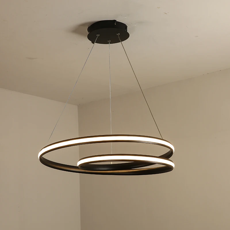 Verllas, черный, белый, современный подвесной светильник для гостиной, столовой, подвесной светильник, люстра, светодиодный светильник