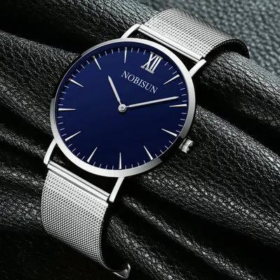 

Big dial couple watches female students Korean version of the simple fashion trend belt quartz men's watch Harajuku wind non-mec