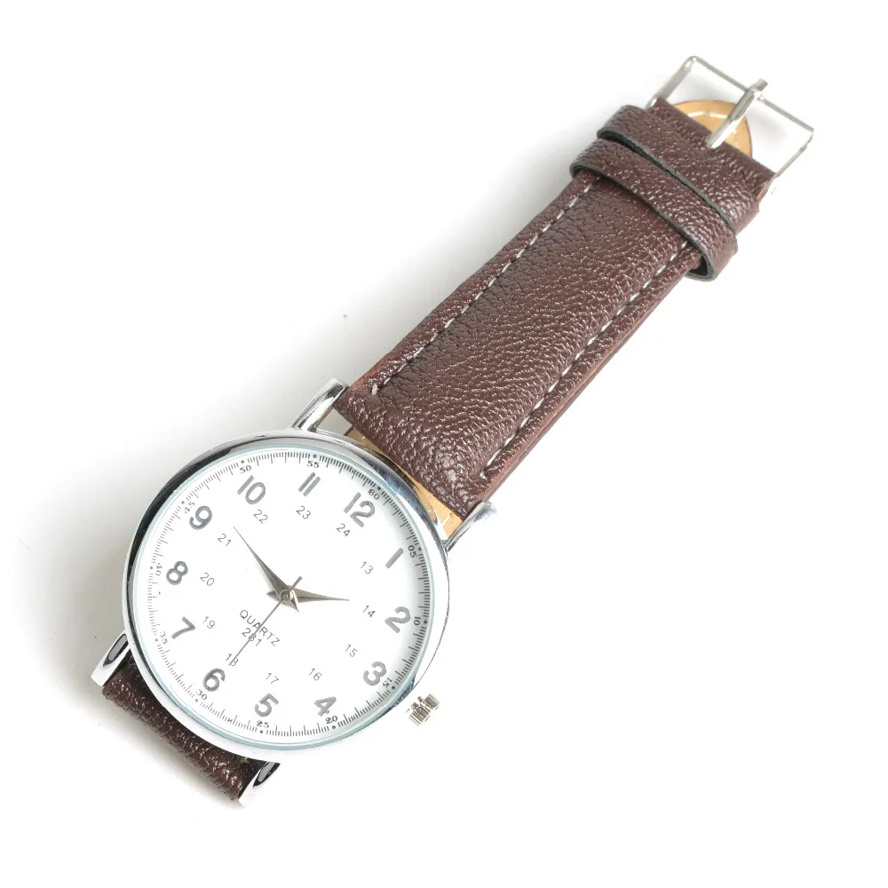 

Reloj 2019 Fashion Large Dial Military Quartz Men Watch Leather Sport watches High Quality Clock Wristwatch Relogio Masculino