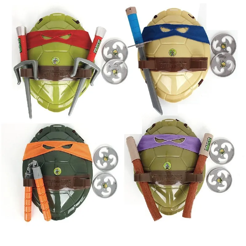 

Kids Toys Weapons Christma Gifts Anime Leonardo Raffaele Michelangelo Donatello Cosplay Set Boys Girls Kids Toy for Children