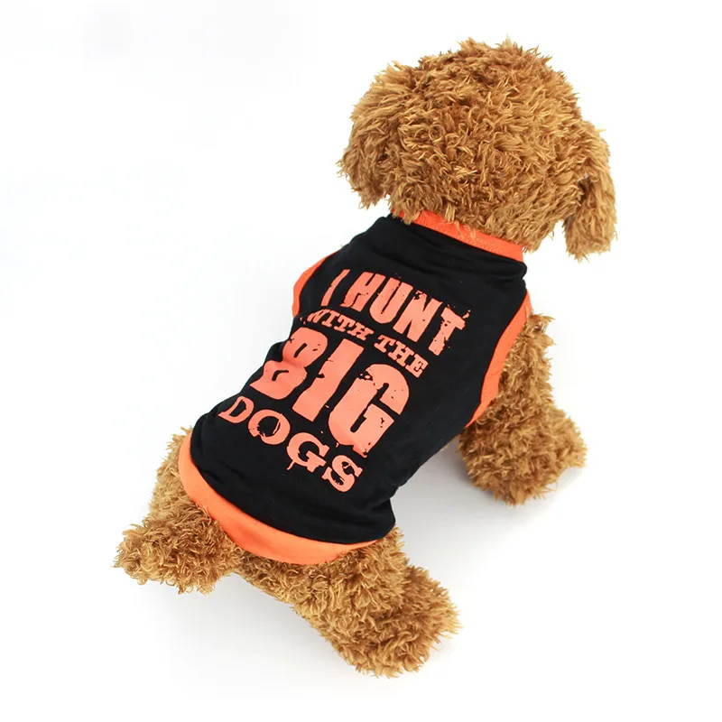 Bajila Pet 100 Cotton Dog Clothes Vests Puppy Harness Summer Shirt Dog Clothing for Small Dogs